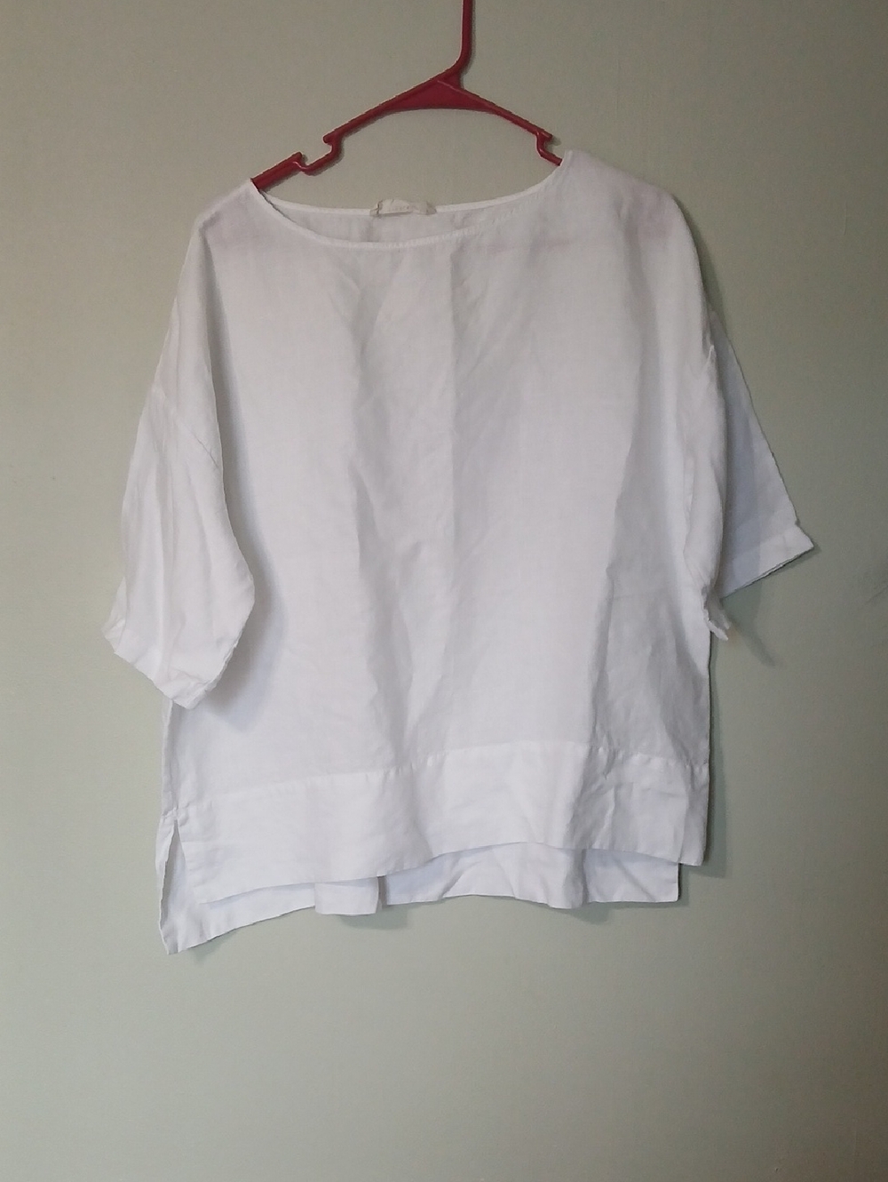 Everlane White Relaxed Top Size M